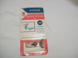 Vintage SINGER SEWING MACHINE SEAM GUIDE SET Part #160934 New - $314.89 MXN
