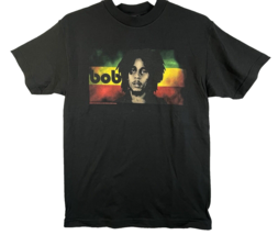 2006 Bob Marley Zion Rootswear T-shirt - Size Medium Black - $9.85