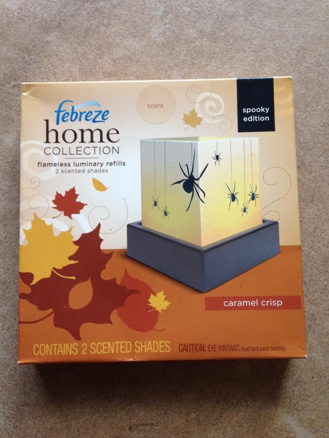 Febreze Home Collection 2 Scented Shades Spooky Edition Caramel Crisp (1 Box) - $12.00
