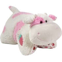 Pillow Pets Sweet Scented Strawberry Milkshake Cow Pillow Pet  NEW In Box NEW - $46.37
