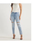 Sofia Jeans Women&#39;s Beatrix Mid Rise Distressed Boyfriend Jeans Size 4 - $369.76 MXN