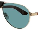 CARTIER CT0495S-002 Sunglasses Sun Glasses 002 GOLD Authentic New 59mm - $2,566.08