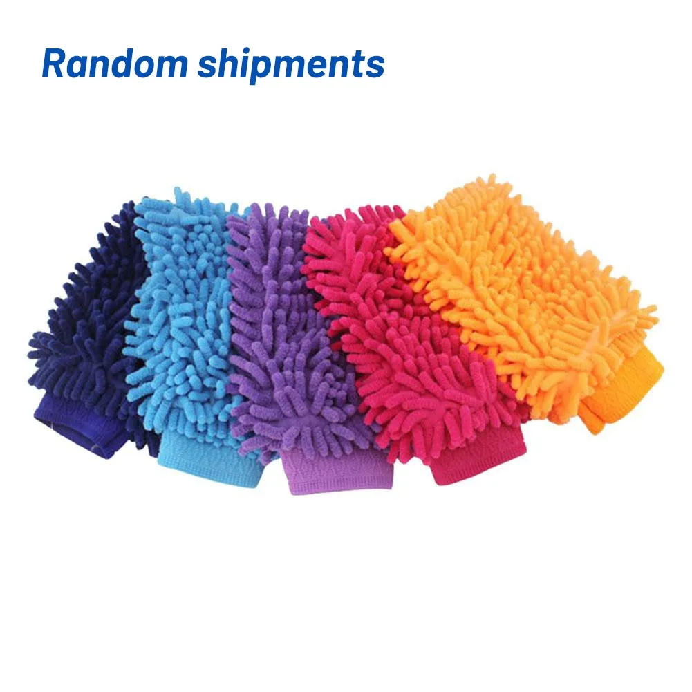 Car Wash Gloves Washing Wiper Car Cleaning Towel Auto Dust Washer Mitt Car Cle - £10.52 GBP