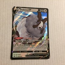 2020 Pokemon Dubwool V Holo Trading Card SWSH049 - $50.63 MXN