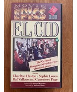 EL CID Vhs Video Tape. 1987 Movie epics collection. Cert U - $10.60
