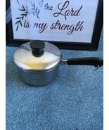 Revere Ware 1801 Stainless Steel Copper Clad Bottom 1 Qt Sauce Pan WITH Lid - $22.75