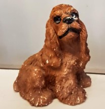 Vtg Dog Figurine 9&quot; Cocker Spaniel Statue Udc 1988 Miller Has Issues - Rescue Me - £7.73 GBP