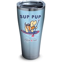 Tervis Puppie Love Sup Pup 30 oz. Stainless Steel Tumbler W/ Lid Beach Dog New - £23.16 GBP