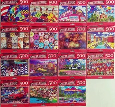 500 Pc Jigsaw Puzzles 18.25”x11” 1/Pk s20i, Select: Berries Cats Vegas Tulips US - £2.36 GBP