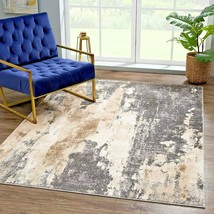 Rugs Area Rugs Carpets 8x10 Rug Modern Large Grey Floor Bedroom Gray 5x7 Rugs ~~ - £19.53 GBP+