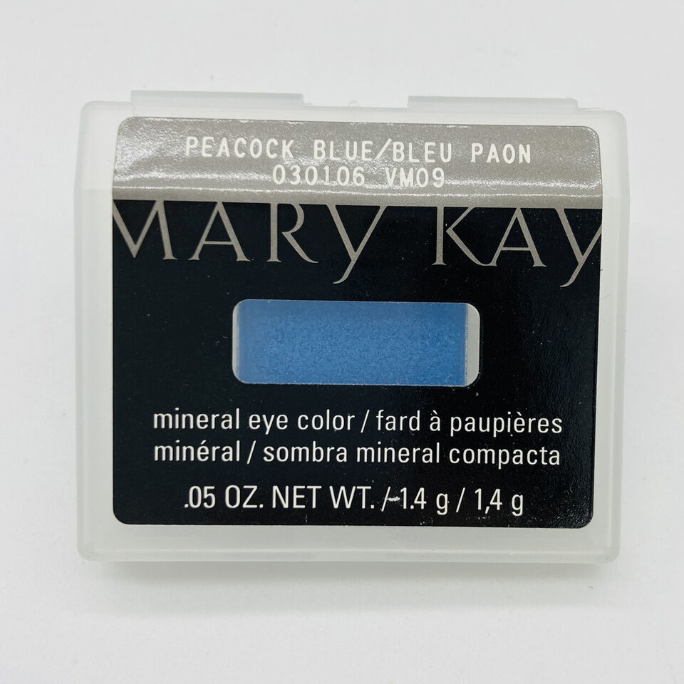 Mary Kay Mineral Eye Color Peacock Blue #030106 Eyeshadow Eye Shadow New - $4.47