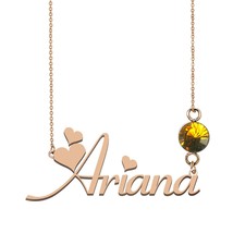 Named Necklaces, Necklace Name, Ariana Name Necklace Best Christmas Gift Idea fo - £13.88 GBP