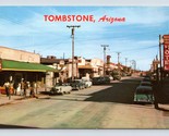 Main Drag Street View Tombstone Arizona AZ UNP Unused Chrome Postcard H17 - $4.90
