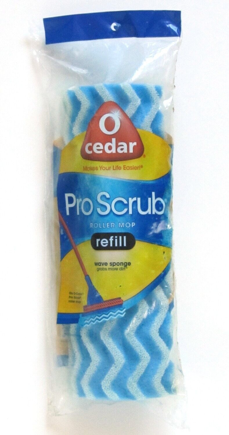 O Cedar Pro Scrub 10” Roller Mop Refill Wave Sponge, 4 Mop Refills - $71.98