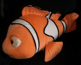 26" Disney Finding Nemo Jumbo # 3407 Orange Clown Fish Stuffed Animal Plush Toy - $16.15