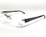 Jaguar Eyeglasses Frames Mod.33546-679 Black Gray Rectangular Rimless 55... - $93.52
