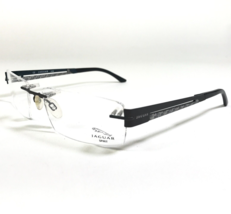 Jaguar Eyeglasses Frames Mod.33546-679 Black Gray Rectangular Rimless 55-16-135 - £73.04 GBP