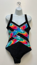 Floryday Women&#39;s One-Piece Non-adjustable Swimwear Black Large New - $13.99