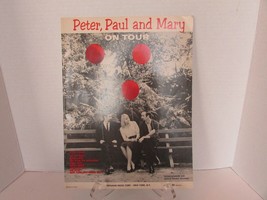 Peter Paul &amp; Mary On Tour Sheet Music Booklet Pepamar Music Ny 1964 - £5.45 GBP