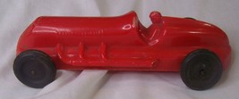 1950s VINTAGE INDY RACE CAR 9.75&quot; HARD MOLDED PLASTIC RUBBER TIRES RENWA... - $36.62