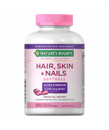 Nature&#39;s Bounty Hair, Skin and Nails, 250 Softgels - £20.04 GBP