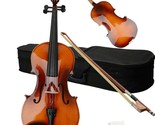 16&quot; 4Strings Student Professional Acoustic Viola Set With Case + Rosin +... - $109.24