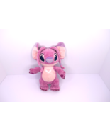 Disney Lilo &amp; Stitch Angel Plush 9&quot; Pink Stuffed Toy Disney Parks - $12.86