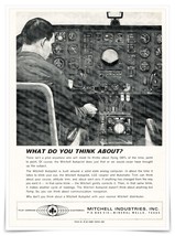 Print Ad Mitchell Industries Autopilot Mineral Wells Texas 1965 Advertis... - $9.70