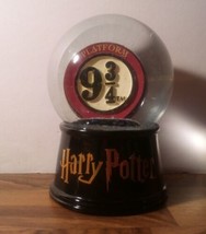 Harry Potter LED Light Up Snow Globe Platform 9 3/4 Collectible 6” Wizarding  - £29.98 GBP