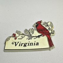 Vintage Virginia Souvenir Rubber Stamp Magnet - $9.69
