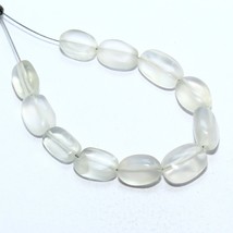 Blanc Onyx Lisse Ovale Perles Briolette Naturel Desseré Gemme Fabrication Bijoux - £2.71 GBP