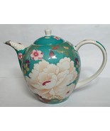 EUC MAXWELL And WILLIAMS KIMONO TEAPOT TEAL GREEN C - £33.42 GBP