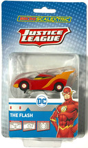 2019 Micro Scalextric HO Slot Car 9V The Flash! Runs &#39;OK&#39; at 15V Justice... - £15.65 GBP