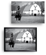 Artistic Yellowstone &quot;John Dutton Riding&quot; Print /Poster 12&quot; x 18&quot; - Yell... - $14.88+