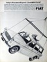 Fiat Italy&#39;s Proudest Export 4-door station wagon - 1965 Vintage Print Ad - $163.35 MXN