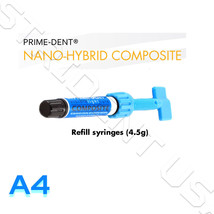 Prime Dent VLC Nano Hybrid Composite A4 Light Cure 4.5 gram syringe  001-601A4 - £12.86 GBP