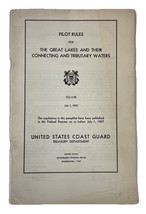 US Coast Guard Pilot Rules For The Great Lakes &amp; Their Connecting 1957 - $7.59