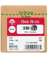 Hillman Hex Nut 7/16 &quot; Coarse Box 10 Lb. - €41,19 EUR
