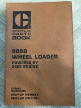 Caterpillar 988B Wheel Loader Parts Book Manual Worn Used OEM 50W1-UP 48... - $29.94