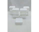 Lot Of (13) Clear Storage Containers With Lid 2 1/2&quot; X 2&quot; X 1 1/2&quot; - £28.02 GBP