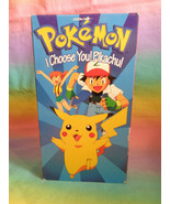 Pokemon: 1997-1998 Nintendo Pokemon I Choose You! Picachu! VHS Movie - £3.38 GBP