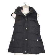 Abercrombie &amp; Fitch Womens Small Hooded Puffer Vest Water Resistant Outd... - $27.17
