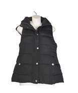 Abercrombie &amp; Fitch Womens Small Hooded Puffer Vest Water Resistant Outd... - $27.17