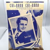 Vintage Sheet Music, Chi Baba Chi Baba My Bambino Go to Sleep by Perry Como - $14.52
