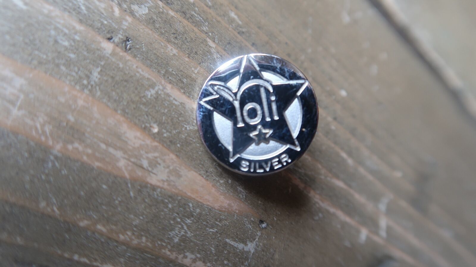 Primary image for YOLI Better Body Company Silver Star Pin 3/4 inch