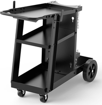 Welding Cart for TIG MIG Welder and Plasma Cutter, Tilt-Table Large Storage 360° - £135.43 GBP