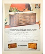 MAGNAVOX ASTRO SONIC - STEREO The Magnificent- 1968 Vintage Print Ad - $212.80 MXN