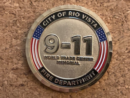 September 11, 2001 Commemorative Coin - Rio Vista Fire Department - $184.53 MXN