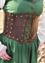 ?️ Buffalo Leather Corset – Brown or Black - $69.99