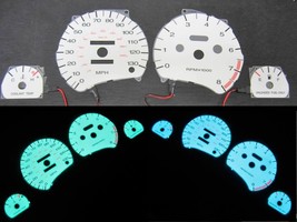 For 1995-1997 Saturn Automatic &amp; Stick White Face Glow Gauges Gauge Kit ... - $16.82